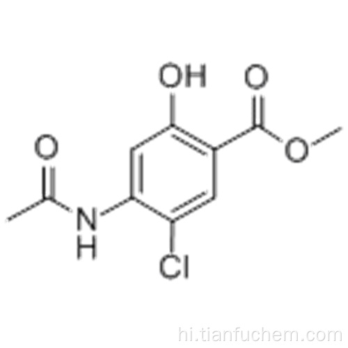 बेंजोइसीसिड, 4- (एसिटाइलमिनो) -5-क्लोरो -2-हाइड्रॉक्सी-, मिथाइल एस्टर कैस 24190-77-0
